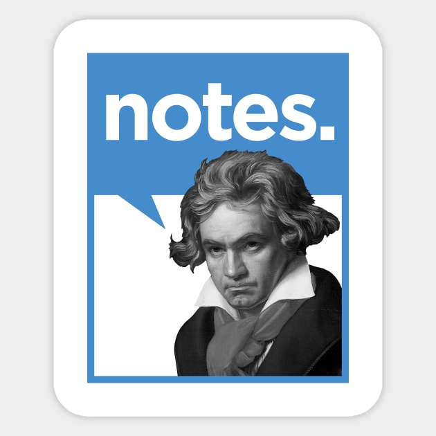 Notes Sticker by austindlight